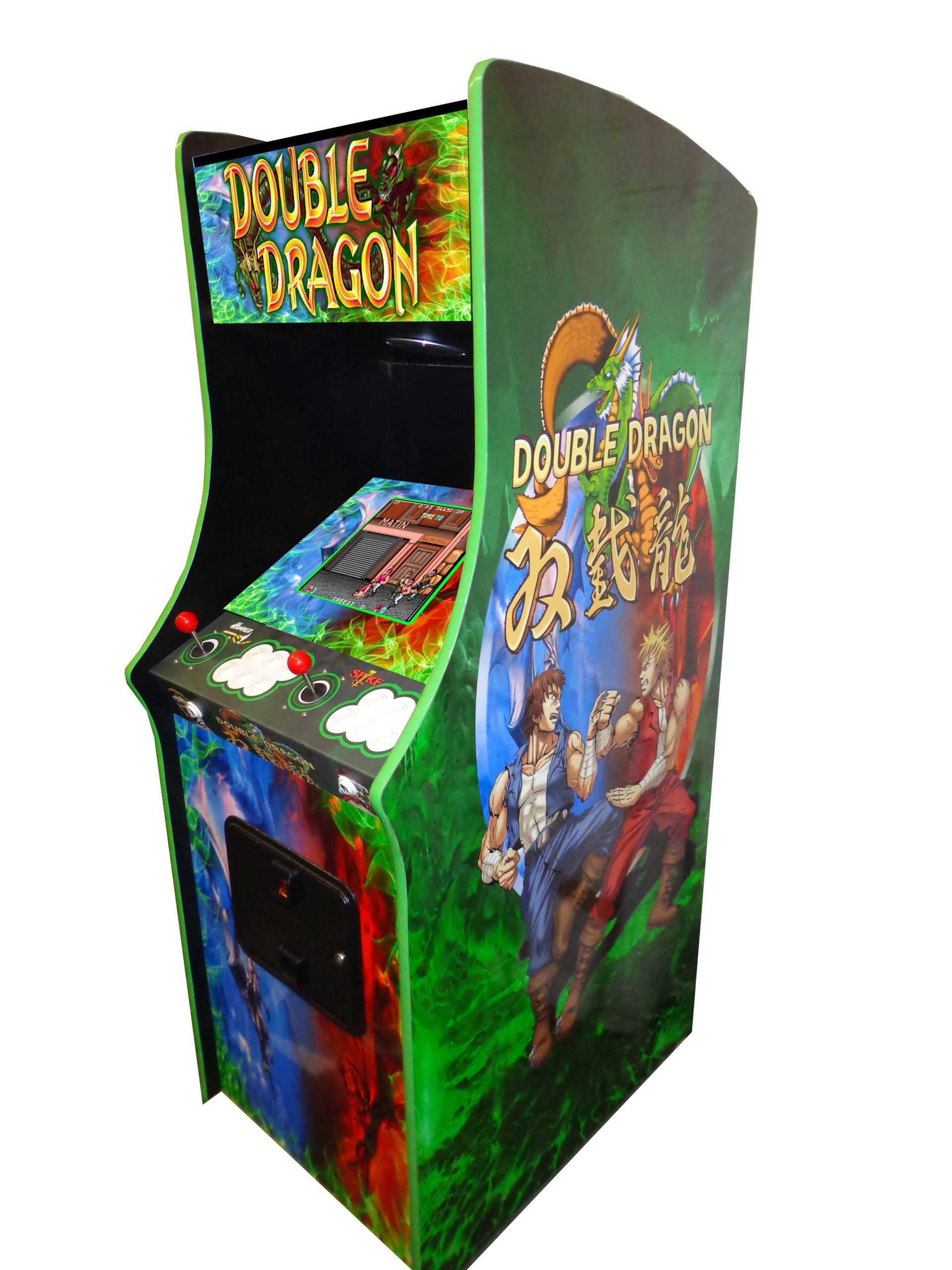 double dragon mame themed cabinet