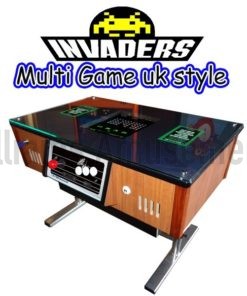 uk chrome invader arcade table