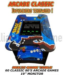 usa invaders theme arcade table